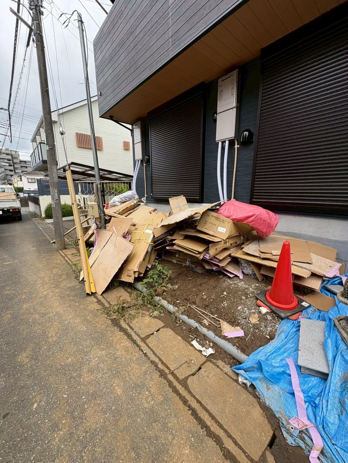 回収前