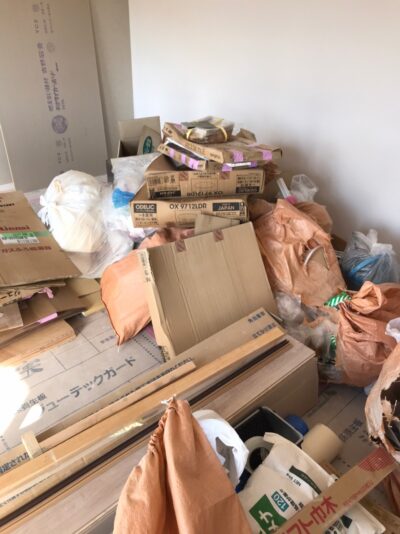 マンションリフォーム工事に伴う産業廃棄物回収画像