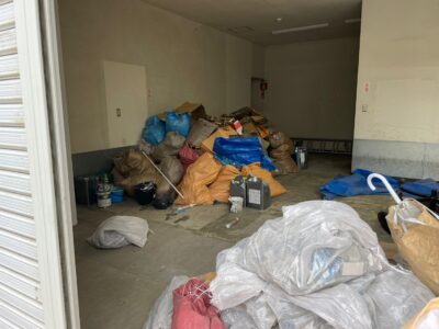 解体工事に伴う産業廃棄物回収