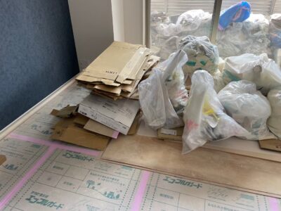 リフォーム工事に伴う産業廃棄物回収