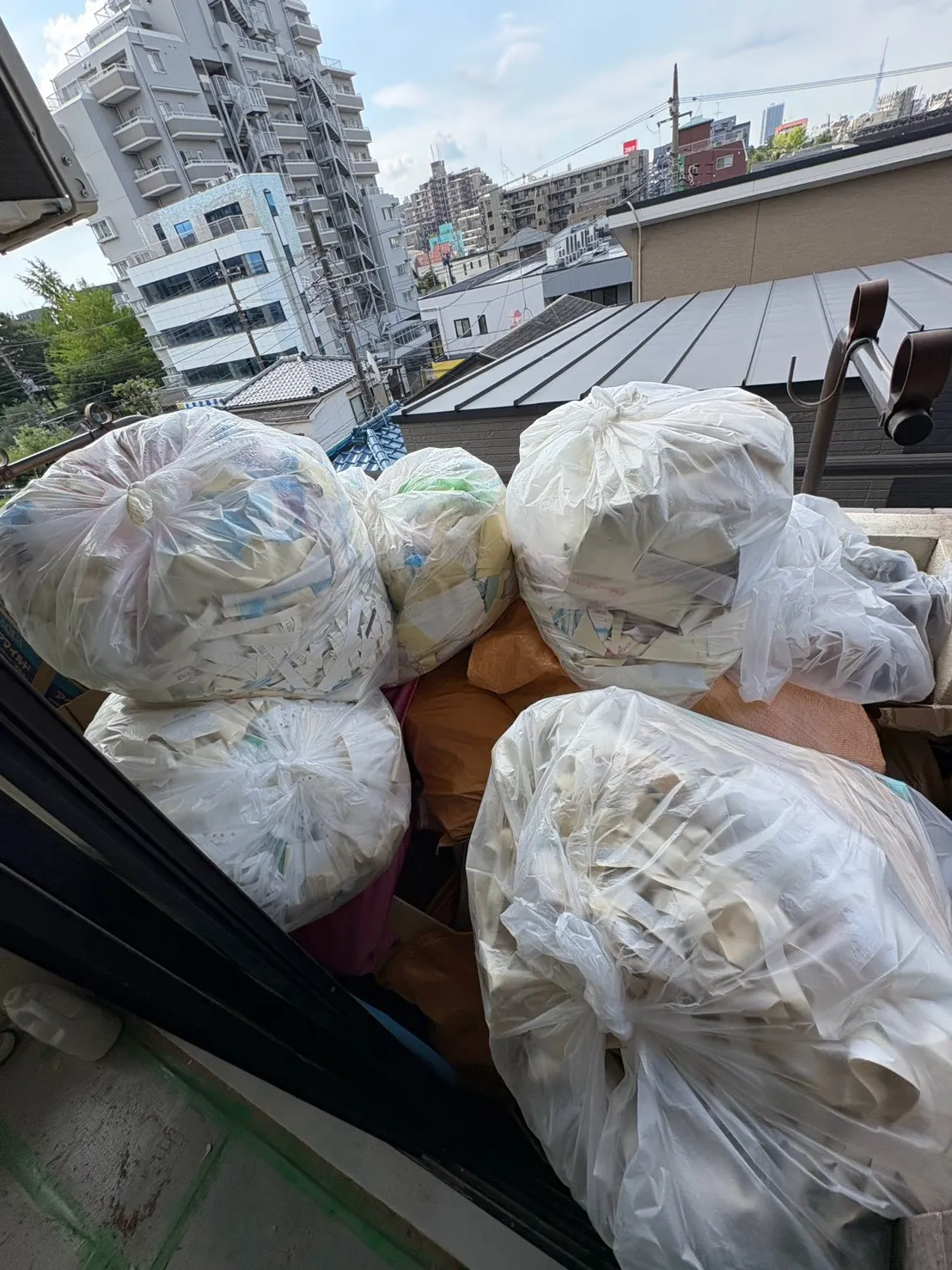 回収前