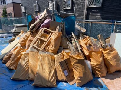 新築工事に伴う産業廃棄物