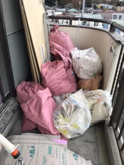 回収前