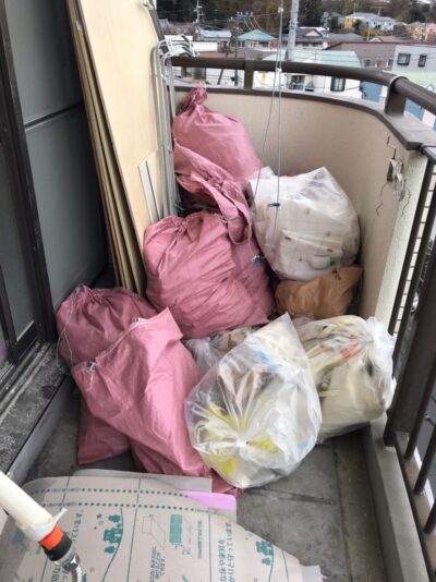 リフォーム工事に伴う産業廃棄物回収