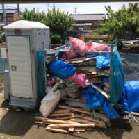 新築工事に伴う産業廃棄物回収