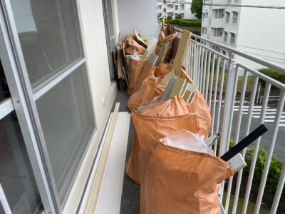 リフォーム工事に伴う産業廃棄物回収